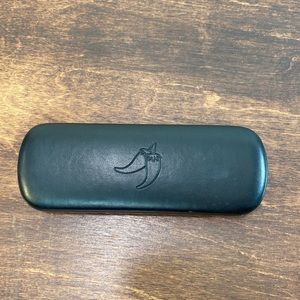 Chiero By Jalapeños Glasses Case, Childs Frames Included, Black Exterior